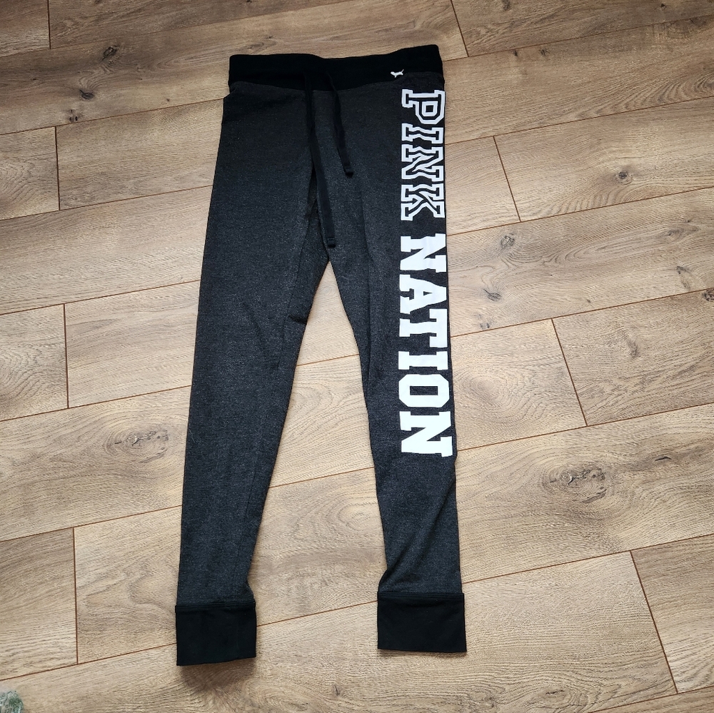 Small Pink Nation Yoga Pants - Picture 2 of 3